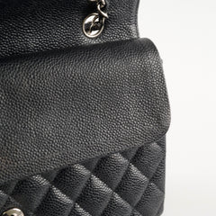Chanel Medium Classic Flap Black Caviar SHW