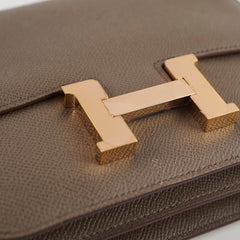 Hermes Constance 18 Etain Rose Gold Hardware C Stamp
