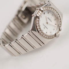 Omega Constellation 20mm Ladies Watch with Diamonds
