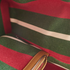 Gucci GG Emblem Canvas Medium Tote Beige