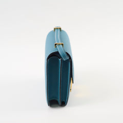 Hermes Constance 18 New Blue Jean W Stamp 2024