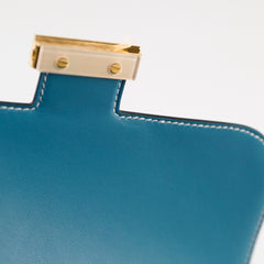 Hermes Constance 18 New Blue Jean W Stamp 2024
