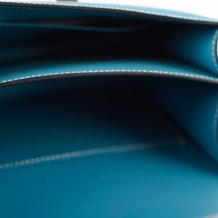Hermes Constance 18 New Blue Jean W Stamp 2024