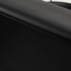 Hermes Kelly 28 Epsom Brush Gold Special Order Noir A Stamp
