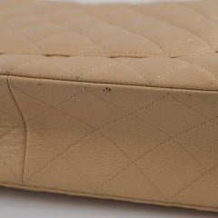 Chanel Jumbo Single Flap Caviar Beige