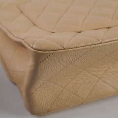 Chanel Jumbo Single Flap Caviar Beige