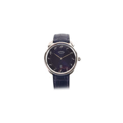 Hermes Arceau Watch 40mm Blue Dial