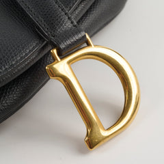 Christian Dior Mini Saddle Black