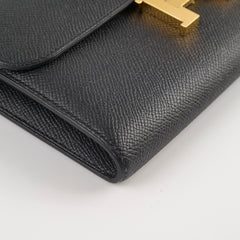 Hermes Constance Wallet Epsom Black