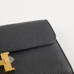 Hermes Constance Wallet Epsom Black