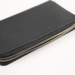 Louis Vuitton Epi Zip Wallet Black