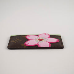 Louis Vuitton x Takashi Murakami Cherry Blossom Cardholder