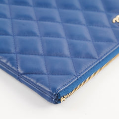 Chanel O Case Medium Blue