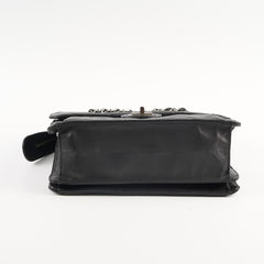 Chanel Paris Bombay Reissue Shoulder Bag Black