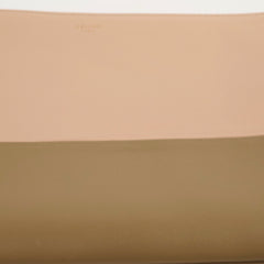 Celine Bi Colour Leather Pouch Beige/Brown
