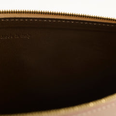 Celine Bi Colour Leather Pouch Beige/Brown