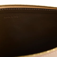 Celine Bi Colour Leather Pouch Beige/Brown
