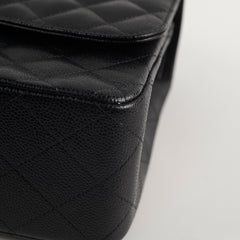 Chanel Caviar Jumbo Double Flap Black