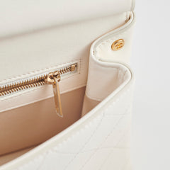 Chanel Reversible Flap White GHW 25 Series