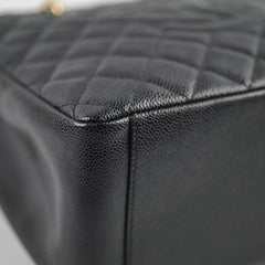 Chanel Caviar GST Grand Shopping Tote Black