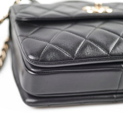 Chanel Trendy CC Black Small 24 Series Old Strap Removable