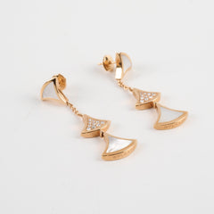 Bulgari Diva's Dream Mother of Pearl Diamonds Earrings