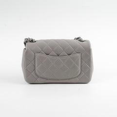 Chanel Mini Rectangle Grey Microchip