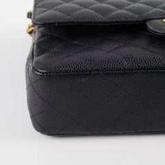 Deal of The Week- Chanel Caviar Medium/Large Double Classic Flap Black
