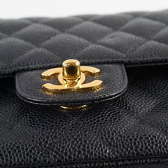 Deal of The Week- Chanel Caviar Medium/Large Double Classic Flap Black