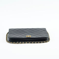 Chanel Vintage Lambskin Flap Bag Black