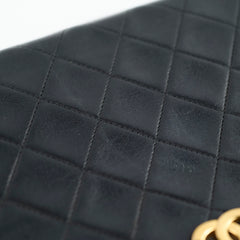 Chanel Vintage Lambskin Flap Bag Black