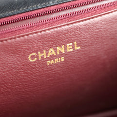 Chanel Vintage Lambskin Flap Bag Black