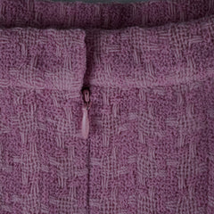 Chanel 19B Pink Tweed Skirt Size 38