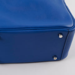 Hermes Mini Lindy Bleu France/ Bleu Saphir Swift  Z Stamp
