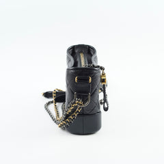 Chanel Small Gabrielle Calfskin Black