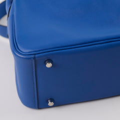 Hermes Mini Lindy Bleu France/ Bleu Saphir Swift  Z Stamp