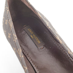 Louis Vuitton Monogram Brown Ballet Flats