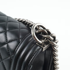 Chanel New Medium Lambskin Boy Black Series 22