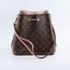 Louis Vuitton Neo Noe Monogram Pink Microchip