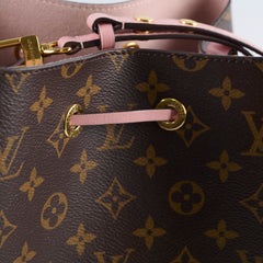 Louis Vuitton Neo Noe Monogram Pink Microchip