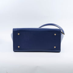 Chanel Small Caviar Deaville Tote Navy