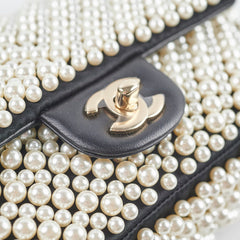 Chanel Pearl Mini Rectangular Bag Black 27 Series