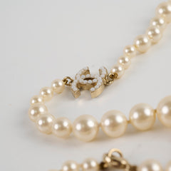 Chanel Pearl Necklace 88cm