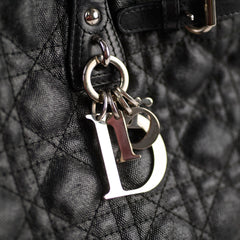 Christian Dior Panarea Cannage Black Tote