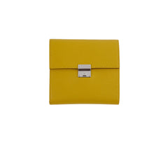 Hermes Clic 16 Chevre Bi-Fold Wallet Jane Amber 2018