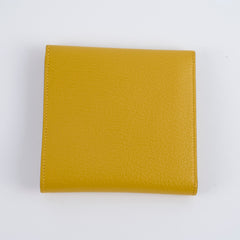 Hermes Clic 16 Chevre Bi-Fold Wallet Jane Amber 2018