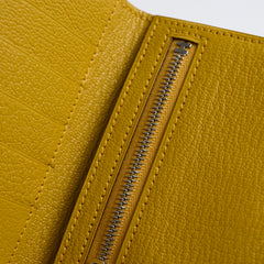 Hermes Clic 16 Chevre Bi-Fold Wallet Jane Amber 2018