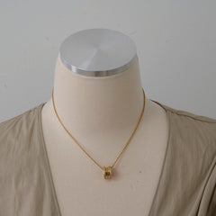 Bvlgari B.zero.1 necklace Diamonds Rose Pink Gold