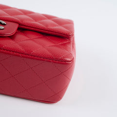 Chanel Mini Rectangular Caviar Red