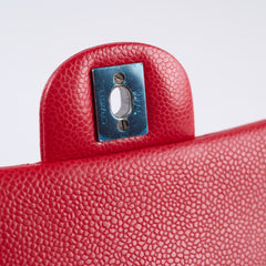 Chanel Mini Rectangular Caviar Red